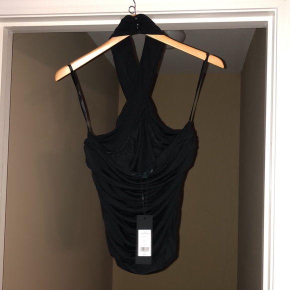 NWT Veronica Beard Jeans Slim Fit “Leyla”Top in Black, Size Medium. Retail $198. - Picture 8 of 15